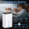 Costway ES10106US-WH 100-Pint Dehumidifier for Home & Basements w/Smart App& Alexa Control