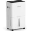 Fehom HDCX-PD11A-1 50-Pint Multifunctional Home Dehumidifier With Water Tank For 4500 sq. ft. Indoor, White