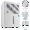 Ivation IVADH50PWP2 50 Pint Energy Star Dehumidifier with Pump and Hose Connector Ivation IVADH50PWP2 50 Pint Energy Star Dehumidifier with Pump and Hose Connector