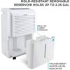 Ivation IVADH50PWP2 50 Pint Energy Star Dehumidifier with Pump and Hose Connector Ivation IVADH50PWP2 50 Pint Energy Star Dehumidifier with Pump and Hose Connector