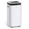waykar HDCX-PD09B-1 34-Pint Dehumidifier with Smart Dry For Bedrooms, Basements Or Damp Rooms Up to 2500 sq. ft. White