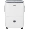 Whirlpool WHAD201CW 20-Pint Portable Dehumidifier with 24-Hour Timer, Auto Shut-Off, Easy-Clean Filter, Auto-Restart and Wheels