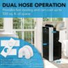 Whynter ARC-14S 14,000 BTU Portable Air Conditioner with Dehumidifier and Remote