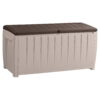 Keter Novel Outdoor All-Weather 90 Gallon Plastic and Resin Deck Box, Black Keter Novel Outdoor All-Weather 90 Gallon Plastic and Resin Deck Box, Black