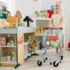 Melissa & Doug Toy Shopping Cart With Sturdy Metal Frame
