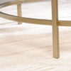 Better Homes & Gardens Nola Coffee Table, Gold Finish