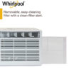 Whirlpool 5,000 BTU 115-Volt Window-Mounted Air Conditioner | AC for Rooms up to 150 Sq.Ft. | Mechanical Controls | Dehumidifer | Washable Filter | Auto-Restart | WHAW050DW