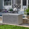 Rubbermaid Easy Install Outdoor Deck Box, Gray, Extra-Large