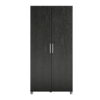 Systembuild Evolution Westford 36" Garage Storage Utility Cabinet, Black Oak