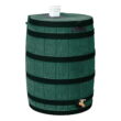 Good Ideas RW40-DR-GRN Rain Wizard Rain Barrel 40-Gallon Darkened Ribs, Green
