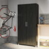 Systembuild Evolution Westford 36" Garage Storage Utility Cabinet, Black Oak