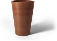 Algreen (#16730) Valencia Round Planter Pot, Textured Terra Cotta 18"
