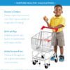 Melissa & Doug Toy Shopping Cart With Sturdy Metal Frame
