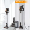 INSE Cordless Vacuum Cleaner, 6-in-1 Stick Vacuum Cleaner with Detachable Battery, 25kPa Strong Suction, Extra Large Dustbin, Powerful Brushless Motor, Ultra Quiet Lightweight