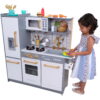 KidKraft Let's Make a Meal Wooden Play Kitchen with Lights, Sounds and 36 Accessories