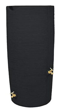 Good Ideas Impressions Stone 50 Gallon Rain Saver - Black