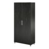 Systembuild Evolution Westford 36" Garage Storage Utility Cabinet, Black Oak