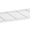 Whitmor Supreme 5-Tier Cart - Rolling Utility Organizer - Chrome - 14.25" x 30.125" x 60.375"
