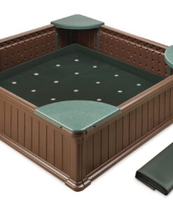 Badger Basket Woodland 2-in-1 Sandbox and Garden Planter