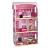 KidKraft Bonita Rose Wood Dollhouse, over 3 feet Tall, with 7 Pieces, for 12-inch Dolls