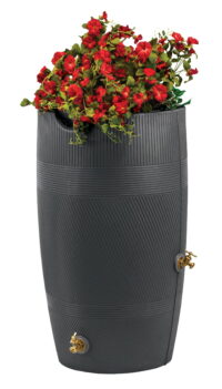 Good Ideas Impressions Havana 50 Gallon Rain Saver - Dark Granite