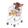 Melissa & Doug Toy Shopping Cart With Sturdy Metal Frame