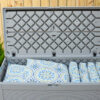 Rubbermaid Easy Install Outdoor Deck Box, Gray, Extra-Large