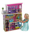 KidKraft Super Model Wooden Dollhouse, for 12-inch Dolls, with Elevator and 11 Accessories