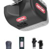 Genie Chain Drive 500 Garage Door Opener - Heavy Duty, Reliable Chain Drive - Includes 1 Pre-Programmed Garage Door Opener Remote, Lighted Wall Button, Safe-T-Beam System
