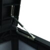 Keter Premier Outdoor 150 Gallon Wood and Resin Deck Box, Black and Gray