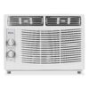 DELLA 5000 BTU Window Air Conditioner Whisper Quiet AC Unit with Mechanical Control, 115V, Openable windows free, Energy Star Certified, Quiet Operation, Cools 100-150 Sq.ft