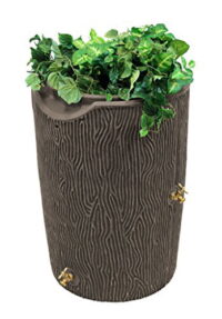 Good Ideas Impressions Bark 50 Gallon Rain Saver - Sandstone