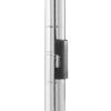 Whitmor Supreme 5-Tier Cart - Rolling Utility Organizer - Chrome - 14.25" x 30.125" x 60.375"