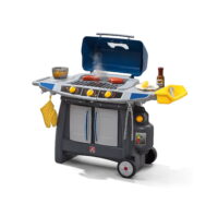 Step2 Sizzle & Smoke Barbecue (BBQ) Toy Grill with 15 Piece Accessory Play Set