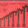 ABN Standard Wrenches Set - 16 Piece SAE Combination Wrench Set 1/4in to 1-1/4in SAE Wrench Set with Roll Up Pouch ABN Standard Wrenches Set - 16 Piece SAE Combination Wrench Set 1/4in to 1-1/4in SAE Wrench Set with Roll Up Pouch