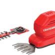 CRAFTSMAN V20 Cordless Handheld Grass Trimmer and Mini Hedge Trimmer Kit (CMCSS800C1),Red