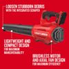 CRAFTSMAN V20 Cordless Leaf Blower, Variable Speed, Up To 100 MPH, with 2 Batteries and Charger (CMCBL720D2)