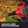 CRAFTSMAN V20 Cordless Leaf Blower, Variable Speed, Up To 100 MPH, with 2 Batteries and Charger (CMCBL720D2)
