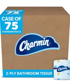 Charmin Professional Toilet Paper Bulk for Businesses, Individually Wrapped for Commercial Use, 2-ply Standard Roll with 450 Sheets/Roll (Case of 75)