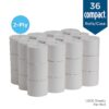 Compact Coreless 2-Ply Recycled Toilet Paper by GP PRO (Georgia-Pacific) 19375 1000 Sheets Per Roll 36 Rolls Per Case Compact Coreless 2-Ply Recycled Toilet Paper by GP PRO (Georgia-Pacific) 19375 1000 Sheets Per Roll 36 Rolls Per Case