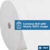 Compact Coreless 2-Ply Recycled Toilet Paper by GP PRO (Georgia-Pacific), 19378, 1,500 Sheets Per Roll, 18 Rolls Per Case
