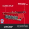Craftsman CMXGZBF7124336 36-Inch Tow Spike Aerator, Red/Black
