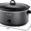 Crock-Pot 7 Quart Slower Cooker, Food Warmer, Charcoal (SCV700-KC)