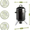Cuisinart COS-116 Vertical Charcoal Smoker, Black