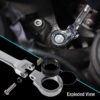 DURATECH Flex-Head Ratcheting Combination Wrench Set, SAE, 13-piece, 5/16'' to 1'', CR-V Steel, with Rolling Pouch