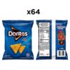 Doritos Cool Ranch Flavored Tortilla Chips, 1.75oz Bags (64 Pack)