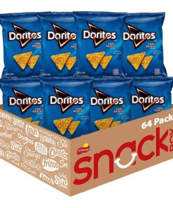 Doritos Cool Ranch Flavored Tortilla Chips, 1.75oz Bags (64 Pack)