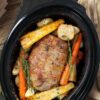 Elite Gourmet Stainless Steel Slow Cooker, Dishwasher-Safe with Tempered Glass Lid, Cool-Touch Handles, Removable Stoneware Pot, 8.5 Quart,MST-900V