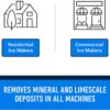 Essential Values 32 USES Ice Machine Cleaner (Gallon / 3.78), Nickel Safe Descaler | Ice Maker Cleaner Compatible with: Whirlpool 4396808, Manitowac, Ice-O-Matic, Scotsman, Follett & more! Essential Values 32 USES Ice Machine Cleaner (Gallon / 3.78), Nickel Safe Descaler | Ice Maker Cleaner Compatible with: Whirlpool 4396808, Manitowac, Ice-O-Matic, Scotsman, Follett & more!