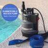 FLUENTPOWER 1/2HP Sump Pump 2500GPH Submersible Utility Pump, Automatic or Continuous Manual Operation by Integrated Float Switch, Drain Clean Water for Basement Flood Cellar Pool Pond Garden Hot Tub